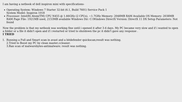 Netbook not working properly смотреть онлайн