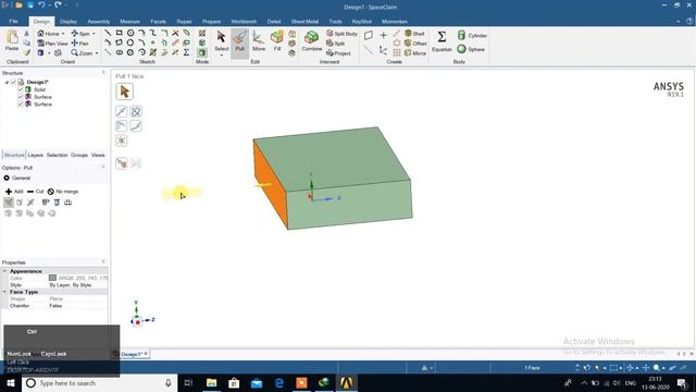 SOLID TO SURFACE SPACECLAIM TUTORIAL 1 смотреть онлайн