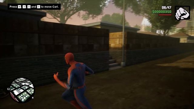 SPIDERMAN mod GTA San Andreas Definitive Edition смотреть онлайн