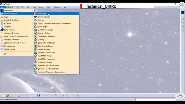 1 - Catia Beginner Tutorial - Introduction to Catia and it's Interface смотреть онлайн