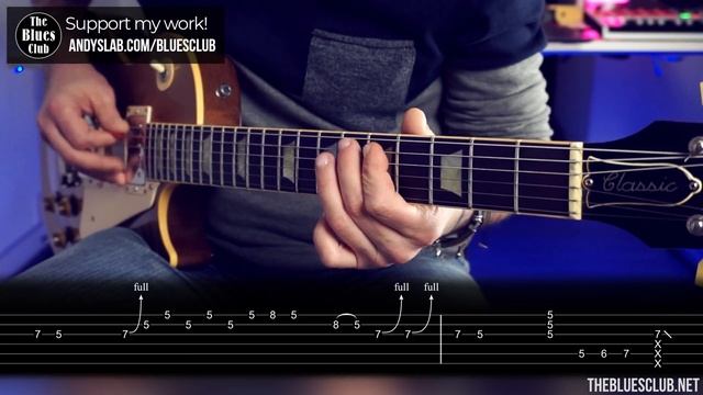 Master the BLUES SCALE with the 2 Main BOXES // Guitar Lesson with TABS смотреть онлайн