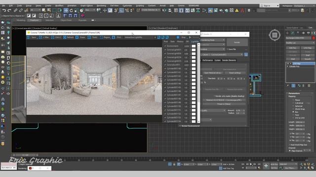 How to create Camera 360 - Corona Render - Eris Graphic смотреть онлайн