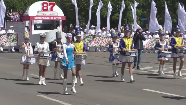 Шествие на день города, Комсомольск-на-Амуре, 2019