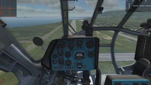 DCS Ми-8МТВ2 посадка на РСНВ