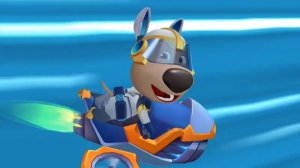 Детские мультики - Зайчик Бен Talking Tom Hero Dash