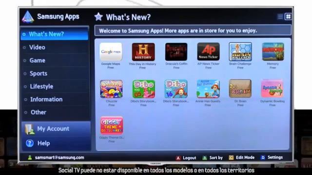 Samsung Smart TV Samsung Apps360p H 264 AAC) смотреть онлайн