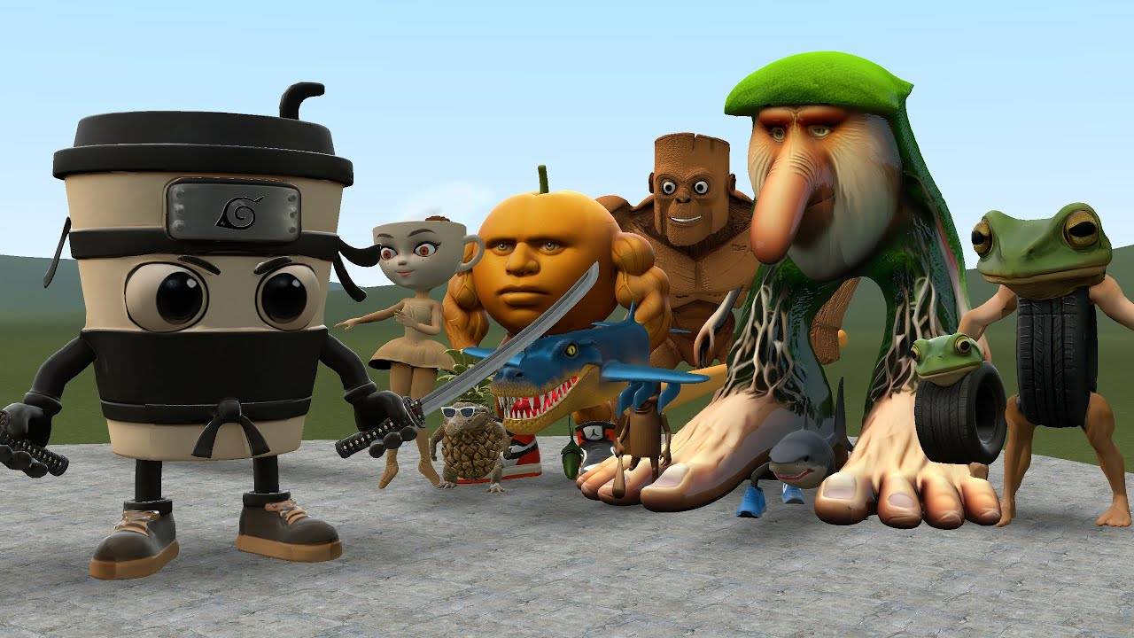 CAPUCHINO ASSASSINO ПРОТИВ TRALALERO TRALALA TUNG TUNG TUNG SAHUR BRR BRR PATAPIM В ГАРРИС МОДЕ! смотреть онлайн