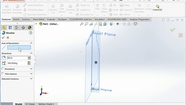 Solidworks Creating Revolved Bodies and Offset Curves In Sketches смотреть онлайн