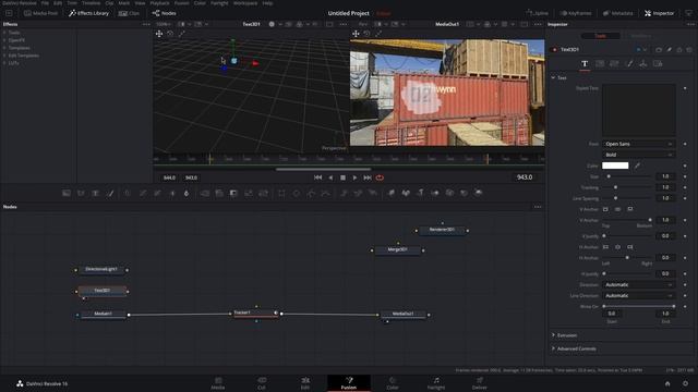 HOW TO MOTION TRACK 3D TEXT (QUICK & EASY!) | DAVINCI RESOLVE TUTORIAL смотреть онлайн