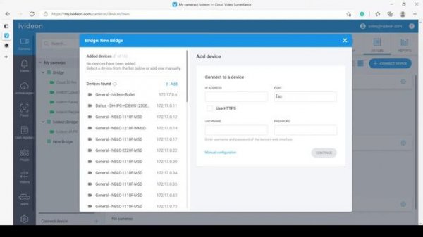 How to set up Ivideon Bridge