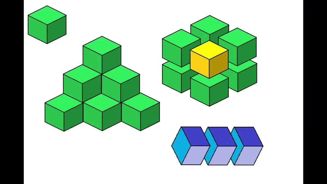 Как в Paint нарисовать куб в три приема/ how to draw a cube in ms paint смотреть онлайн