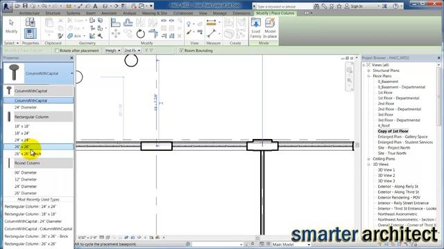 Revit Tutorials: Creating Wall Pilasters смотреть онлайн