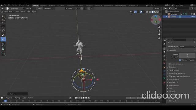 How to animate Mixamo character in Blender: Treta education. смотреть онлайн