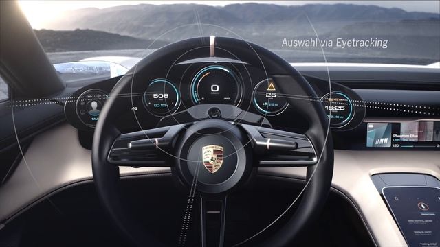 Porsche Mission E - Interieurdesign смотреть онлайн