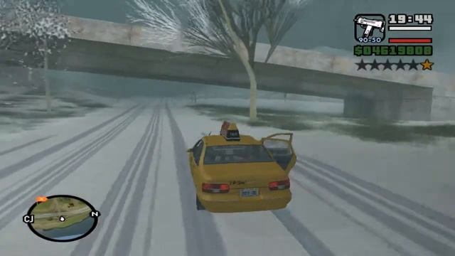 gta sa snow mod смотреть онлайн
