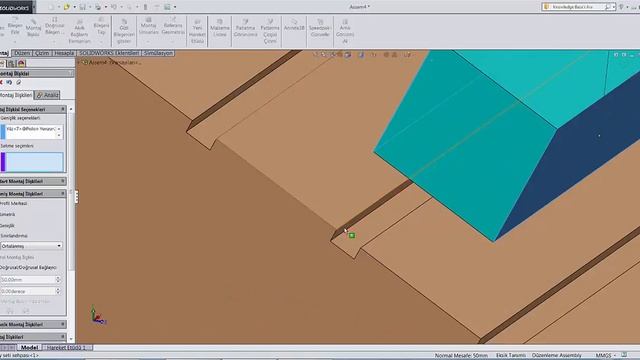 Sensör ile Pistonların Kontrolü Solidworks Motion Analysis Pnömatik Deney Seti Simülasyonu смотреть онлайн
