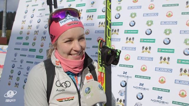 Stefanie Scherer claims the Mass Start 60 in IBU Cup 8 смотреть онлайн