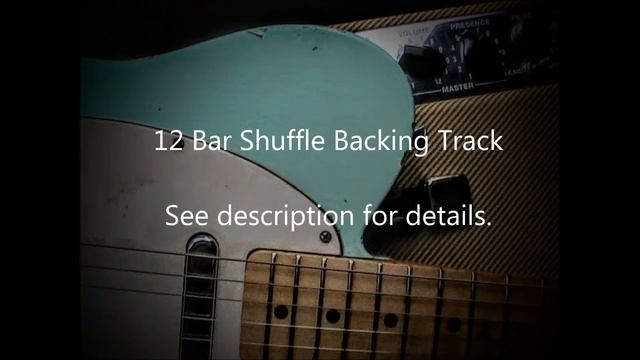 Blues - Shuffle Backing Track In G  120 Bpm