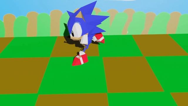 Sonic Run in Blender смотреть онлайн