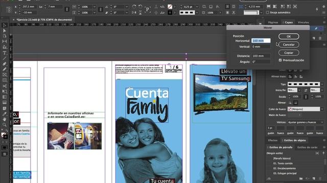 Folleto cuadríptico plegado en InDesign (4ª parte) смотреть онлайн