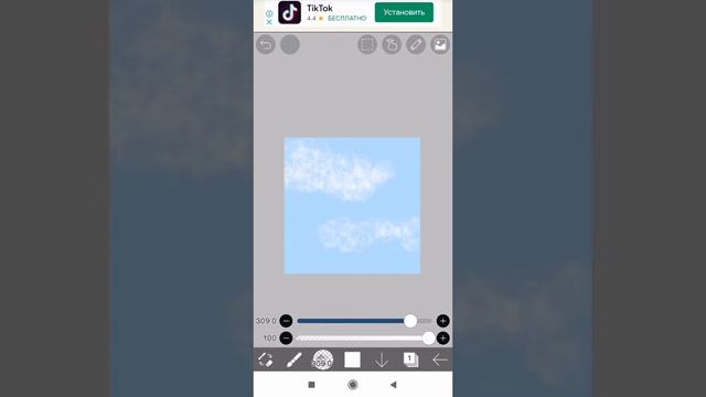 Рисуем небо в ибисе пейтоне🌼
