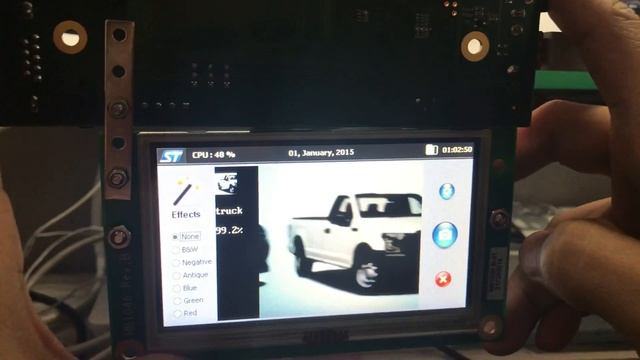 CMSIS-NN Demo And STMWin GUI On STM32F429 EVAL