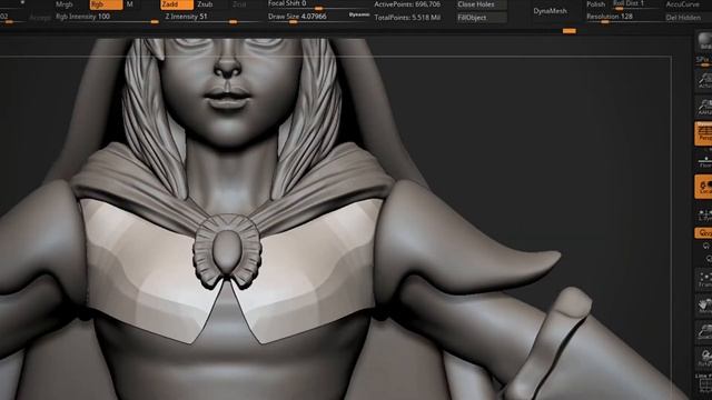 Sculpting Halflings in ZBrush | Timelapse | Miniatures | Pose | Stylized | VOIDART смотреть онлайн