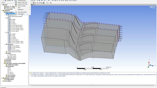 Transient CFD Analysis of NASA Stage 37 | Profile Transformation | Ansys CFX смотреть онлайн
