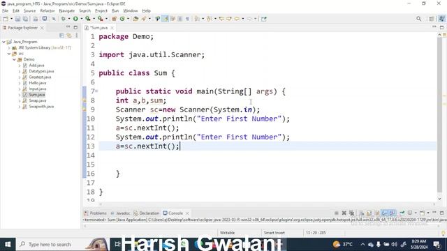 8. Sum of two number #java смотреть онлайн