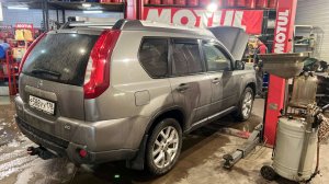 Полная замена масла в АКПП Nissan X-Trail T31 Jatco JF613E