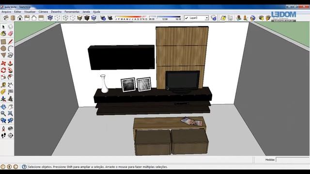 Reexibir e ocultar objeto - curso completo sketchup 21 смотреть онлайн