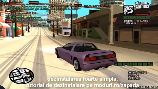 Zapada pe jos & ninsoare pe SAMP cu Auto Installer / GTA San Andreas - LOW PC смотреть онлайн