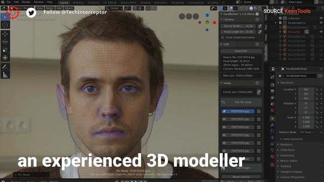 KeenTools FaceBuilder for Blender released смотреть онлайн