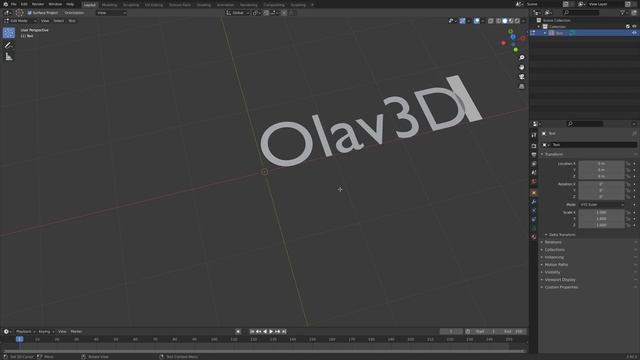 [2.92] Blender Tutorial: Quick 3D Fonts Menu смотреть онлайн