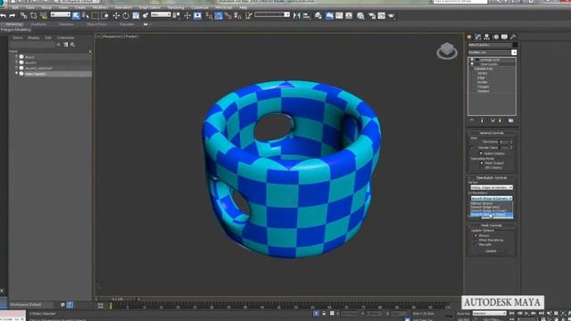 OpenSubdiv in Autodesk 3ds Max 2015 смотреть онлайн