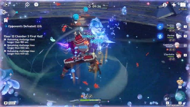 C0 Furina Ayato Freeze & C0 Navia Double Pyro - Spiral Abyss 4.2\4.3 Floor 12 9 star Genshin Impact смотреть онлайн