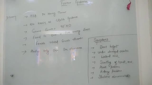 Turner Syndrome - A genetic disorder смотреть онлайн