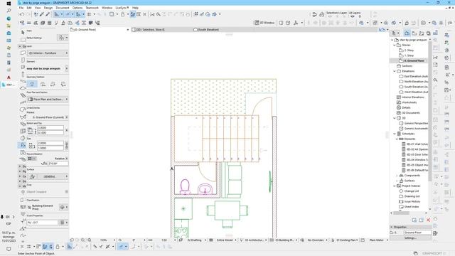 Archicad GDL stair by jorge arreguin смотреть онлайн