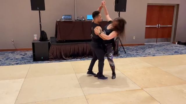 Jamiel and Ashley Brazilian Zouk demo at the Baltimore Salsa & Bachata Congress