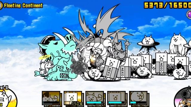 Battle Cats Chapter 6-47 Floating Continent - Into The Future - Ancients Arise, Take Back Earth смотреть онлайн