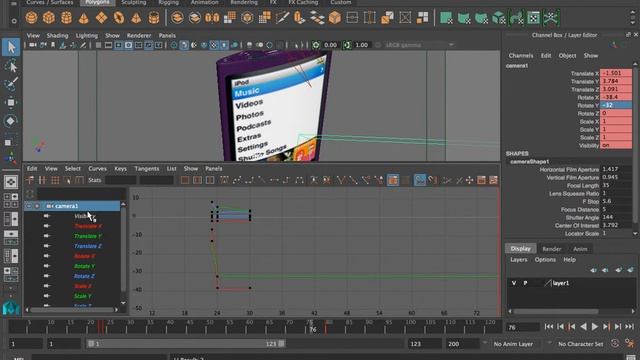 02 Turntable, Animate Camera, Batch Render смотреть онлайн