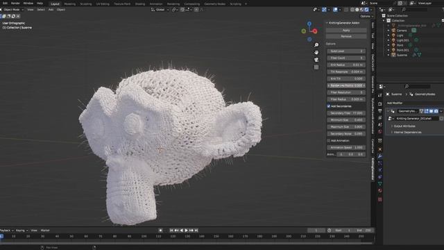 Blender Tutorial - Knitting Generator Addon смотреть онлайн
