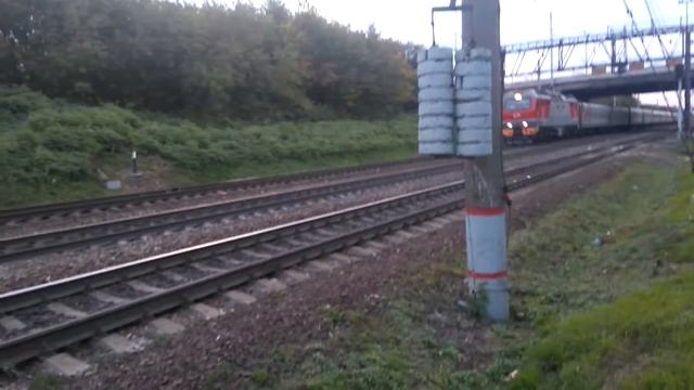 Приветливая бригада ЭП2К Москва - Грозный и необычная электричка Рыбное - Рязань смотреть онлайн