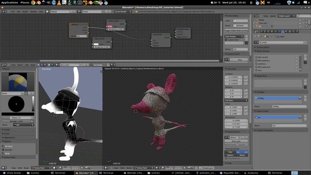 Tutorial - Cycles + Vertex colors смотреть онлайн