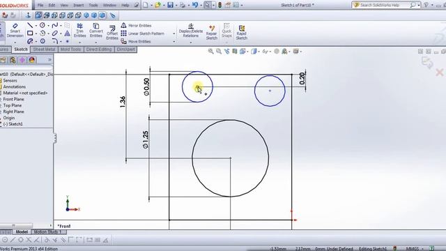 3D SolidWorks, Exercises (4) Revolved Boss/ Base смотреть онлайн