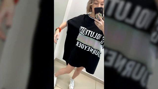 Платье туника оверсайз