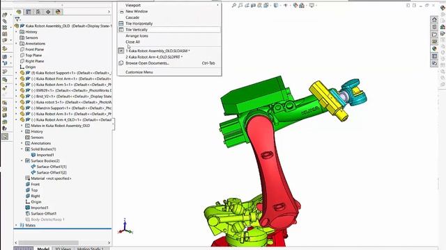 MAYA + SOLIDWORKS - ROBOT ARM REDESIGN DEMO - PART 1 смотреть онлайн