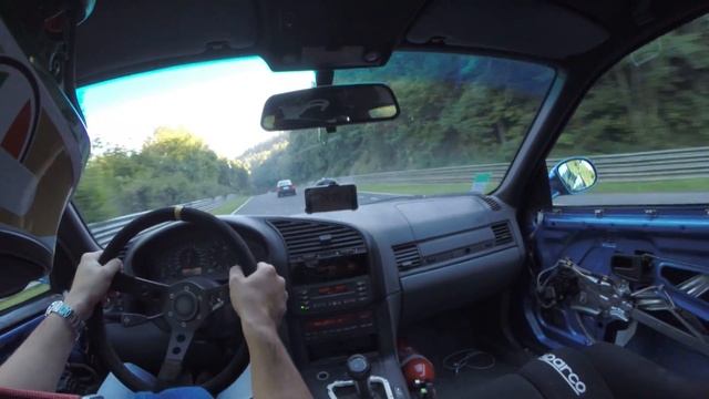 POV Nurburgring BTG Nordschleife 27.09.2015 BMW M3 E36 3.2L - Just fun, no crash ! смотреть онлайн