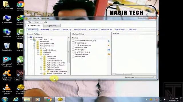 How to Convert Multiple JPG files into PDF without any Software (Nasir Tech) смотреть онлайн