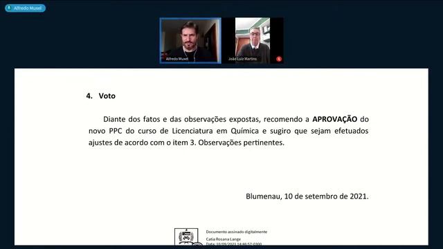 74ª Reunião do Conselho da Unidade - 15/09/2021 смотреть онлайн